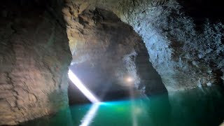 Kayaking The Biggest Underground Room And Pillar Mine