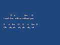 U2 With Or Without You Lyrics And Chords images U2 With Or Without You Lyrics And Chords