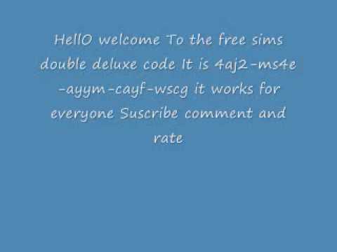 Sims double deluxe free CD KEY