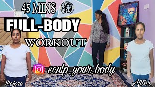 45 Mins Full-Body Workout Lets To It