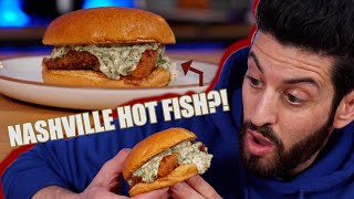 When A Fried Fish Sandwich Gets The Nashville En Treatment