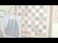 Make an Amalie Snowball Quilt Using Charm Squares
