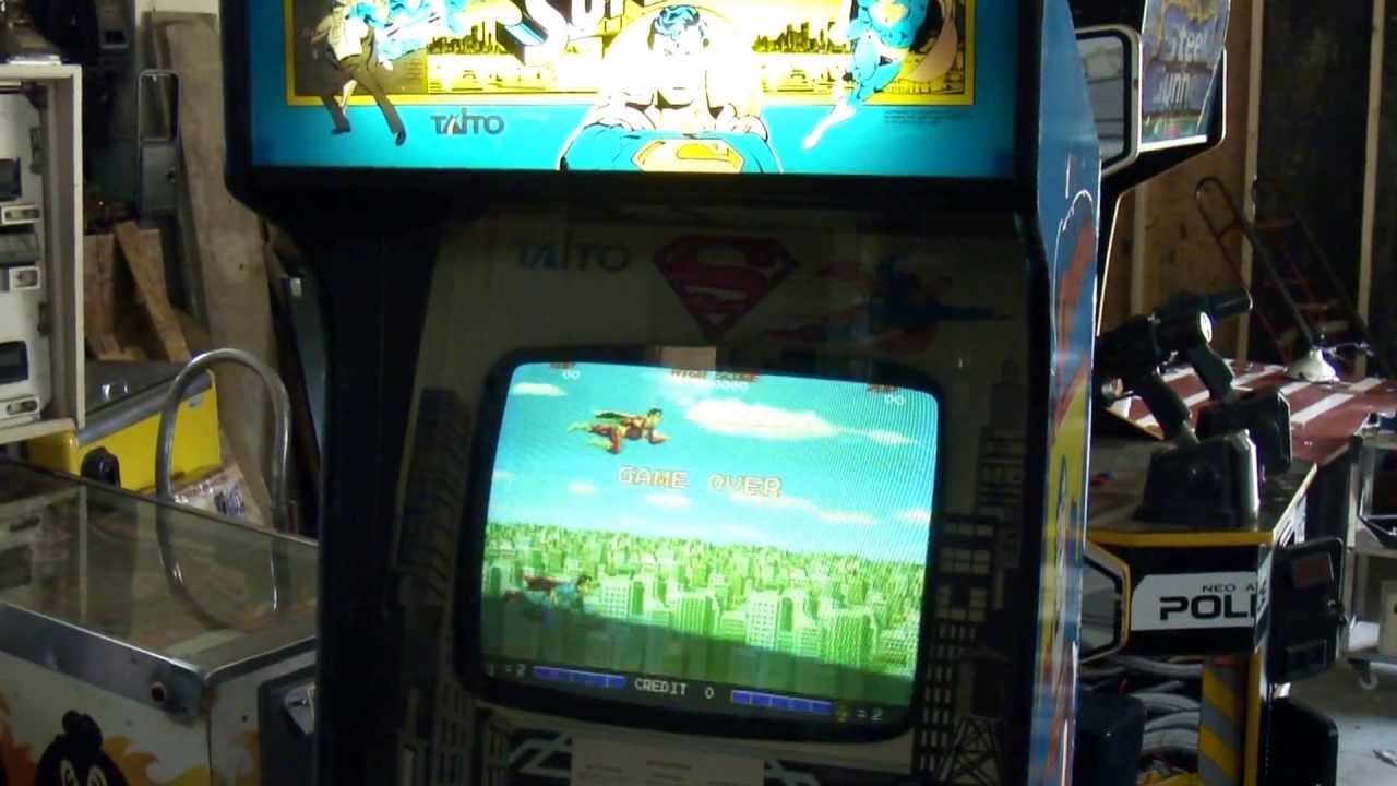 FOR SALE SUPERMAN 2FER DEDICATED TAITO SUPERMAN ARCADE ...
