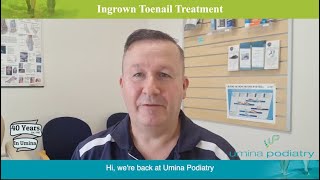 Ingrown Toenail Treatment Damian Gough Umina Podiatry