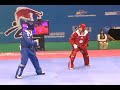 Showing the world the dynamics of taekwondo competition. Korea vs Russia