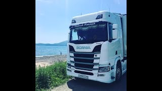 Видео Дальнобой по России на Scania R440 Москва-Владивосток,потоп в Нижнеудинске и Тулуне... от Будни Дальнобойщика Сашка, Владивосток, Россия