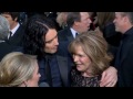 Russell Brand hits carpet with mom