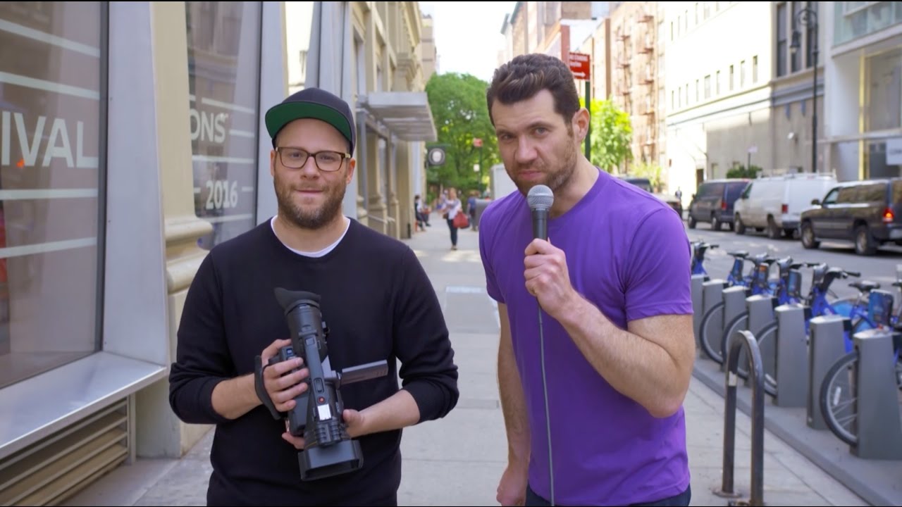 Billy on the Street Tells People Seth Rogen Died – Who’s With Him As A Camera Man