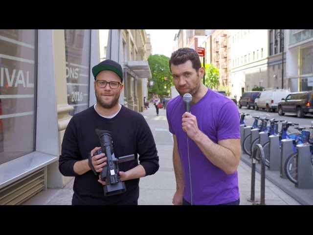 Billy on the Street Tells People Seth Rogen Died – Who’s With Him As A Camera Man - Video