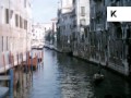 1950s Venice, Italy, Colour 16mm Home Movie Archive Footage