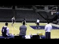 Gerald Green dunks after Pacers practice Gerald Green dunks after Pacers practice