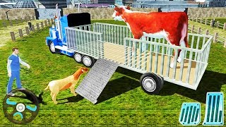 Real Tractor Farm Animal Truck Driving Transport Simulator - Best Android GamePlay #2