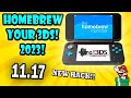 How to Homebrew NEW Nintendo 3DS 2023!! [11.17]
