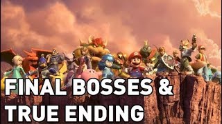 Final Bosses & True Ending (Hard) - Super Smash Brothers Ultimate (Commentary)