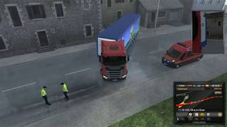 Еду Из Бурже В Лион - Euro Truck Simulator 2 + Руль