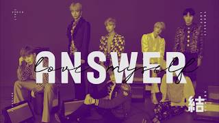BTS (방탄소년단) - ANSWER: LOVE MYSELF Color Coded Lyrics