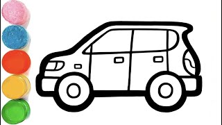 How To Draw Car Drawing Easy Car Drawing For Kids