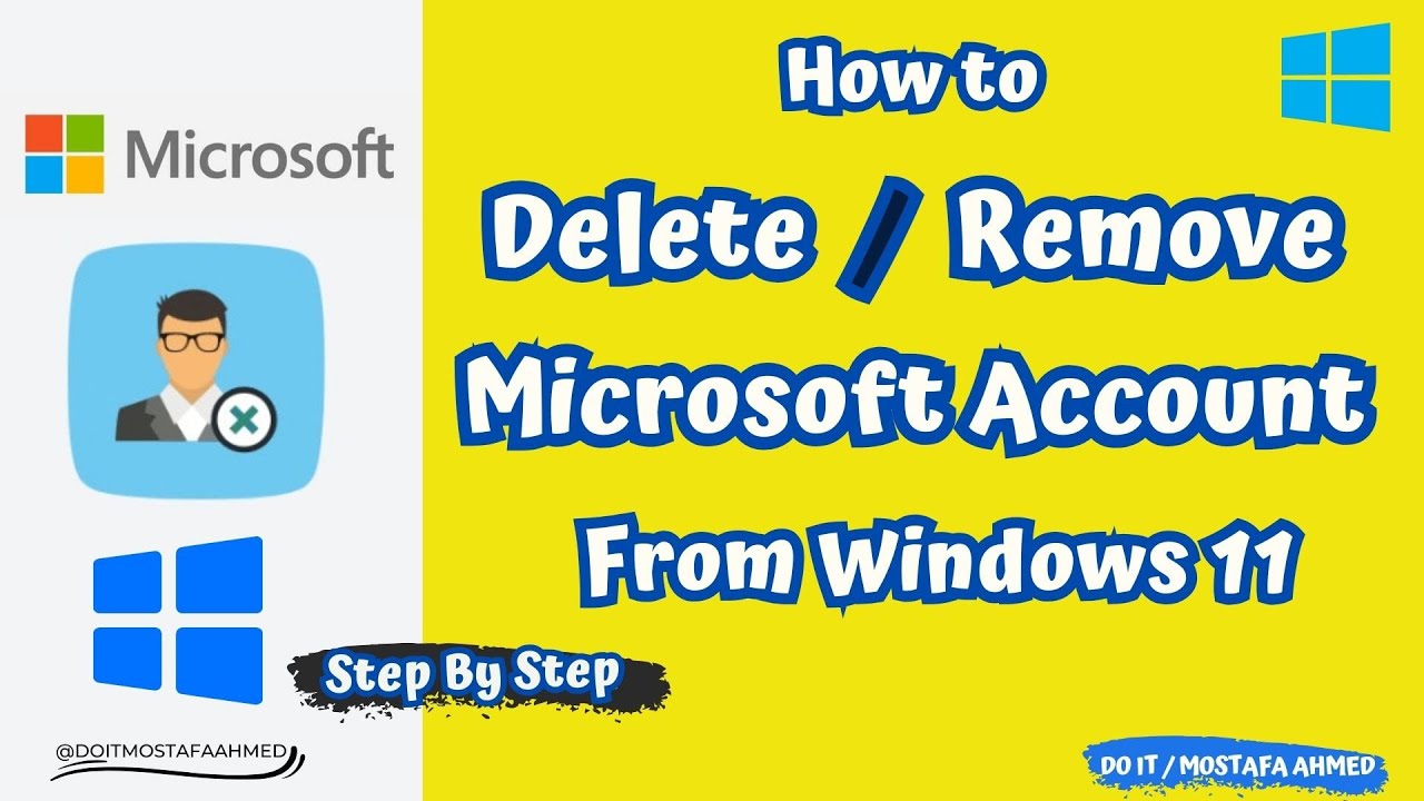 How to Delete Or Remove a Microsoft Account from Windows How to Delete Or Remove a Microsoft Account from Windows