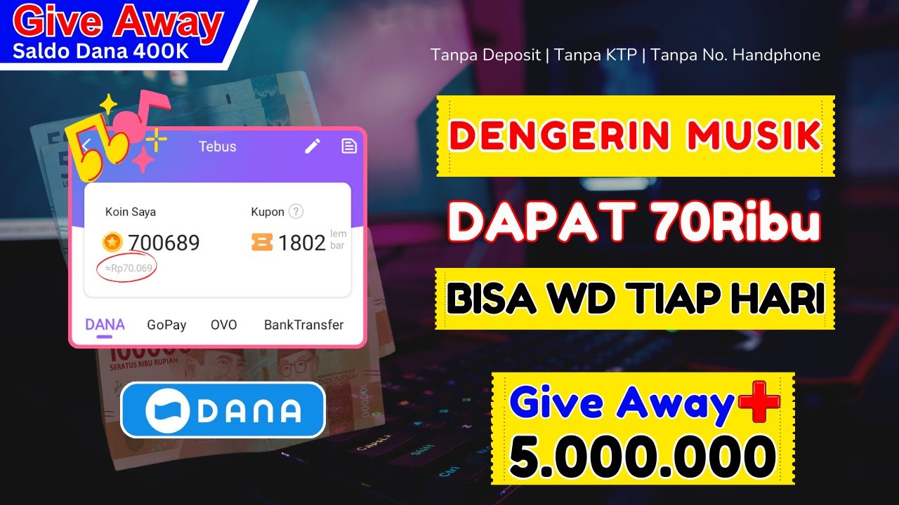 Listen to Music and Get 70 Thousand – Fund Balance Generating APK Listen to Music and Get 70 Thousand – Fund Balance Generating APK
