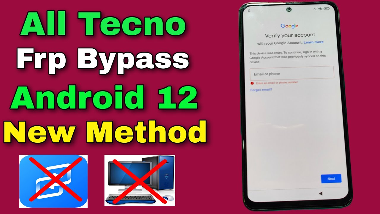 All Tecno Frp Bypass/Unlock Google Account Lock Android All Tecno Frp Bypass/Unlock Google Account Lock Android