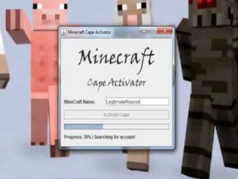 Minecraft Cape Activator - YouTube