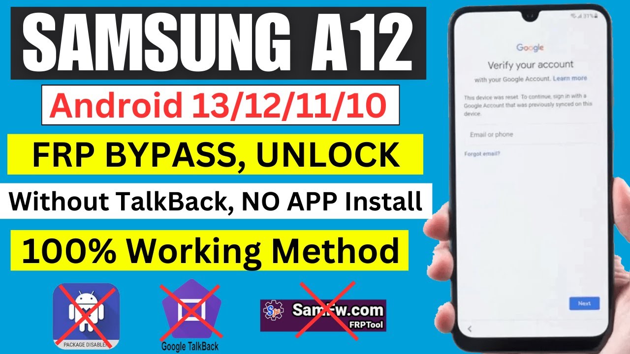 Samsung A12 FRP Bypass Without Talkback | Latest method Samsung A12 FRP Bypass Without Talkback | Latest method
