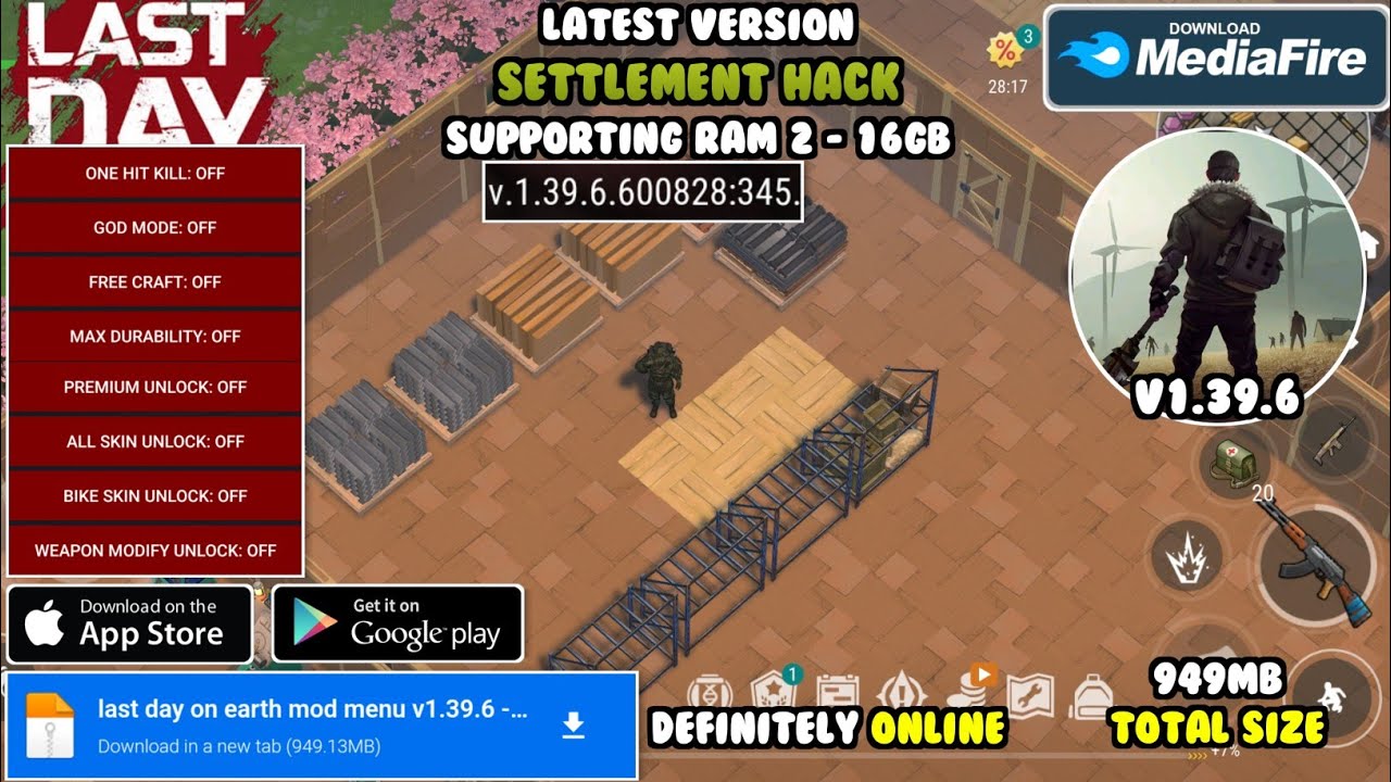 last day on earth mod menu v1.39.6 | latest version last day on earth mod menu v1.39.6 | latest version