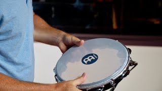 MEINL Percussion 10" Pandeiro with Synthetic Head - PA10ABS-BK