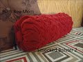 Velvet Smocked Bolster 2