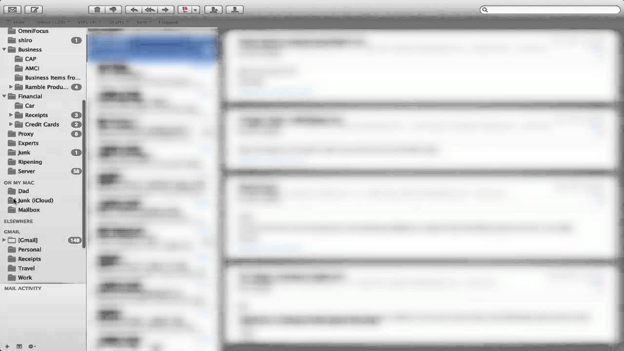 how to make a new folder on mac mail