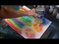 Soap and Spray Paint Technique