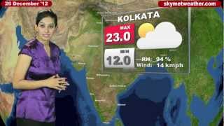 Skymet Weather Report - India December 26, 2012