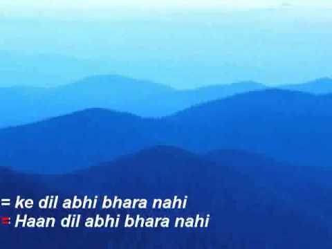 abhi na jao chodkar hindi karaoke
