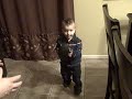 Noah playin' football!