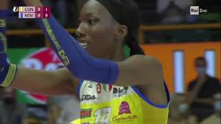Imoco Conegliano Vs Igor Novara - Italian Supercup 202122 - Paola Egonu Vs Ebrar Karakurt