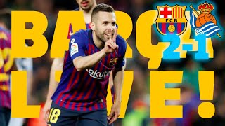 #BarçaRealSociedad | BARÇA LIVE | Warm up & Match Center