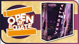 Vampire La Mascarade : Vendetta - Unboxing