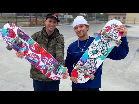 VX EVERSLICK Product Challenge w/ Justin Sommer & Andrew Cannon! | Santa Cruz Skateboards