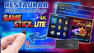 Como Restaurar Sistema Do Cartão Microsd Do Game Stick 4K Lite Segam M8 V6.0? Nesse Vídeo Eu Ensino