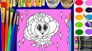 Coloring Pages Roses Book Videos For Children Learn Colors Kids