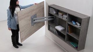 INGENIOUS SECRET AND SPACE SAVING FURNITURE THAT IS ON AN ENTIRELY NEW LEVEL