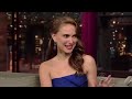 Natalie Portman on David Letterman- Talks