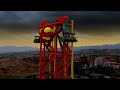 Lex Luthor Drop of Doom Six Flags Magic Mountain POV B-Roll 2012 Drop Tower Superman