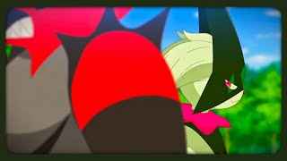 Meowscarada Vs Incineroar Pokémon Horizons Episode 93