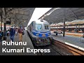 Train Number 8059 Ruhunu Kumari Express Train Departing Colombo Fort Railway Station in Sri Lanka