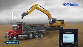 Trimble Loadrite X2350 Excavator Scales How It Works
