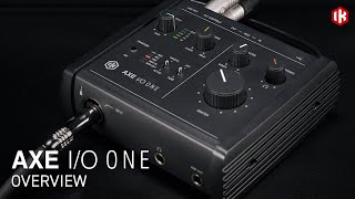 AXE I/O ONE Overview - 1-in/3-out USB audio interface