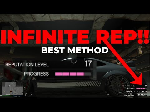 GTA TUNER DLC BEST REPUTATION RANK UP METHOD! (AFK)