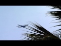 Venezolana 343 llegando a Cumaná con cielo nublado