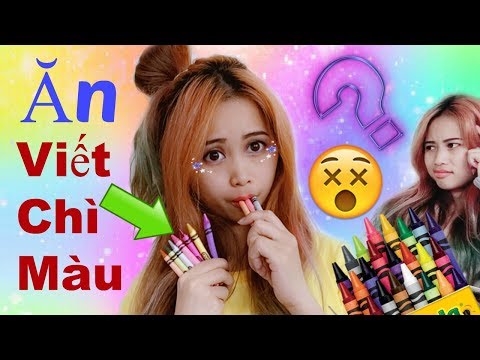 Ăn Viết Chì Màu😱 Hướng Dẫn Làm Viết Chì Màu Ăn Được